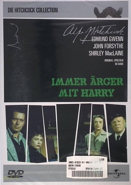 Immer Ärger mit Harry / DVD * Nagelneu Versiegelt