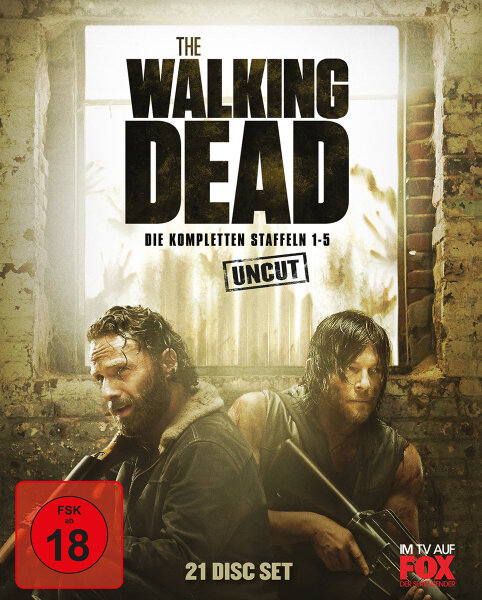 The Walking Dead - Staffel 1-5 Box / Uncut / Blu-ray - Top Zustand