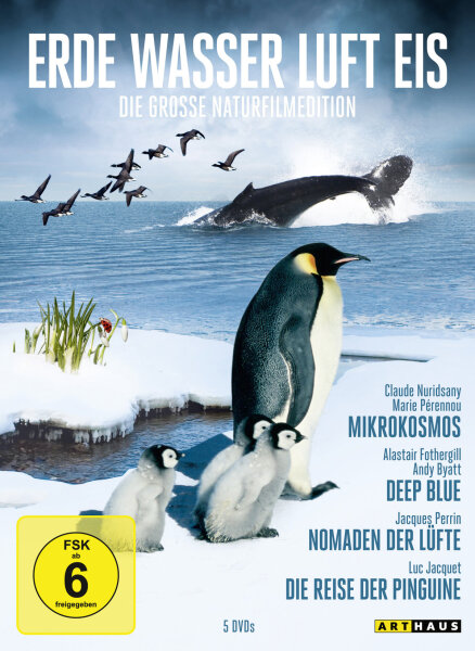 Erde, Wasser, Luft, Eis-Die grosse Naturfilmedition [5 DVDs] Brandneu versiegelt
