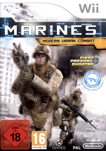 Marines - Modern Urban Combat / Nintendo Wii / Wii U + Handbuch