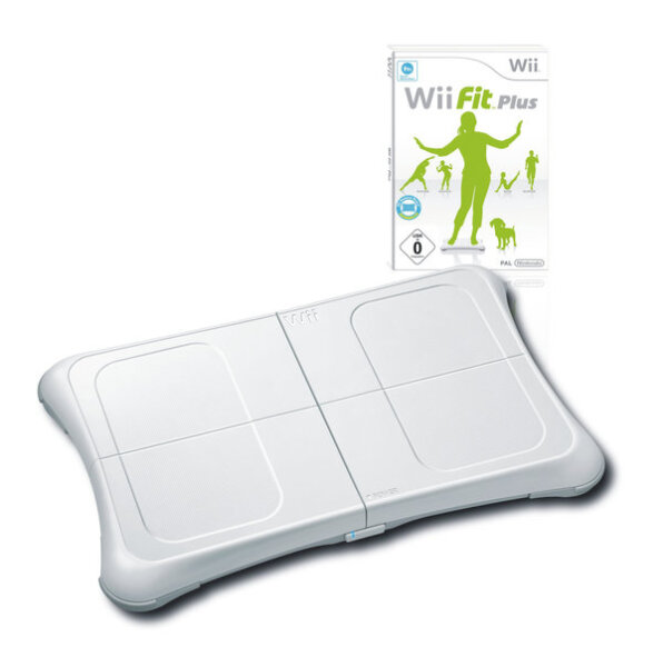 Wii Fit Plus inkl. Balance Board / Nintendo Wii + Handbuch - Top Zustand