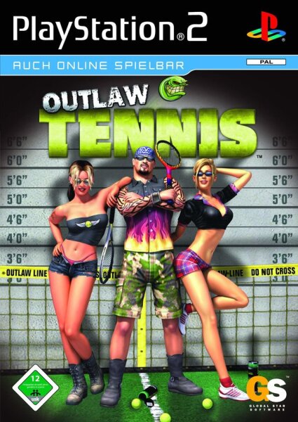 Outlaw Tennis / Playstation 2 / PS2 + Handbuch - Top Zustand
