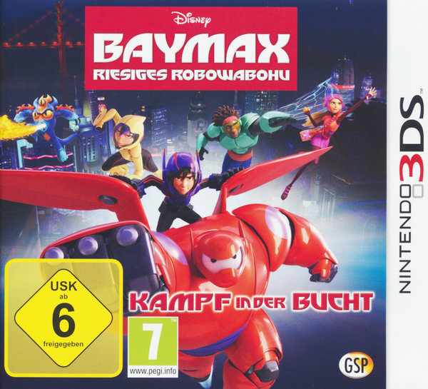 Baymax - Riesiges Robowabohu: Kampf in der Bucht(Nintendo 3DS / 2DS+Handbuch TOP
