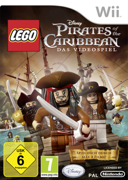 LEGO Pirates of the Caribbean / Nintendo Wii / Wii U + Handbuch