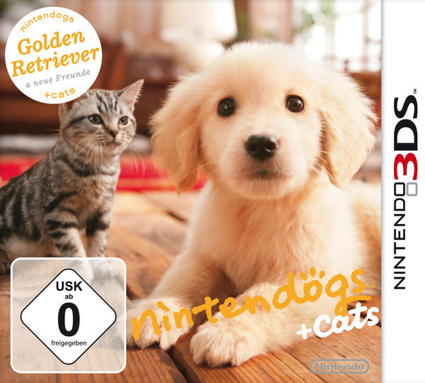 Nintendogs + Cats: Golden Retriever & Neue Freunde / DS/ 2DS/ 3DS + Handbuch