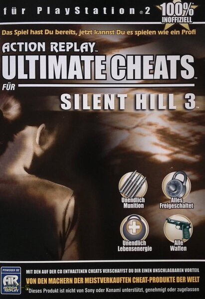 Ultimate Cheats für Silent Hill 3 / Action Replay / Playstation 2 / PS2+Handbuch