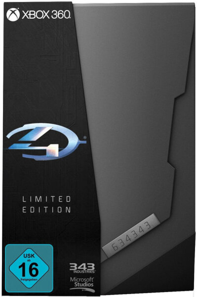 Halo 4 (Limited Edition) Xbox 360 Spiel + Handbuch-Gut Zustand ohne aussencover