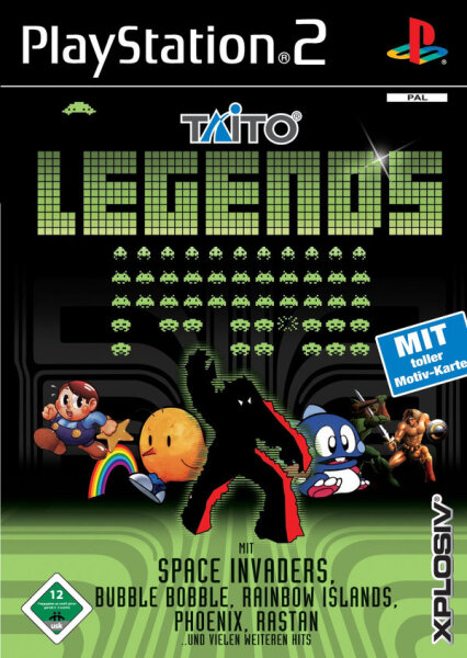 Taito Legends / Playstation 2 / PS 2 + Motivkarte *Guter Zustand*