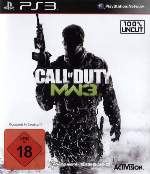 Call of Duty 8 - Modern Warfare 3 / Playstation 3 + Handbuch *  Top Zustand
