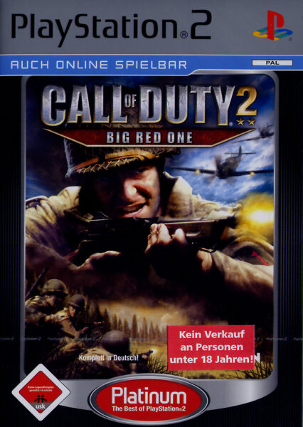 Call of Duty 2 - Big Red One | Playstation 2 | Platinum Edition