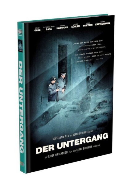 DER UNTERGANG – 2-Disc Mediabook Cover A (BluRay + DVD) Nagelneu / Versiegelt