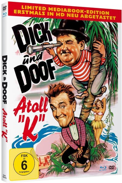 Dick und Doof`s Atoll K - Limited Mediabook-Edition (Blu-ray+DVD) Nagelneu
