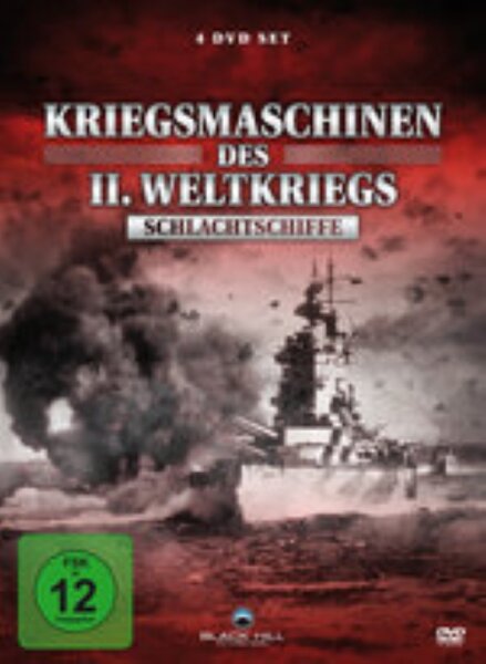 Kriegsmaschinen des II. Weltkriegs - Schlachtschiffe - Metal-Pack  [4 DVDs]