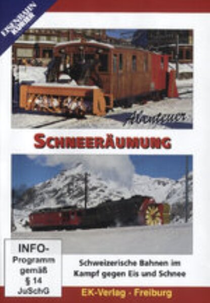 Eisenbahn Schneeräumung Abenteuer Schweiz Zug Lok Bahn/DVD-Nagelneu / Versiegelt