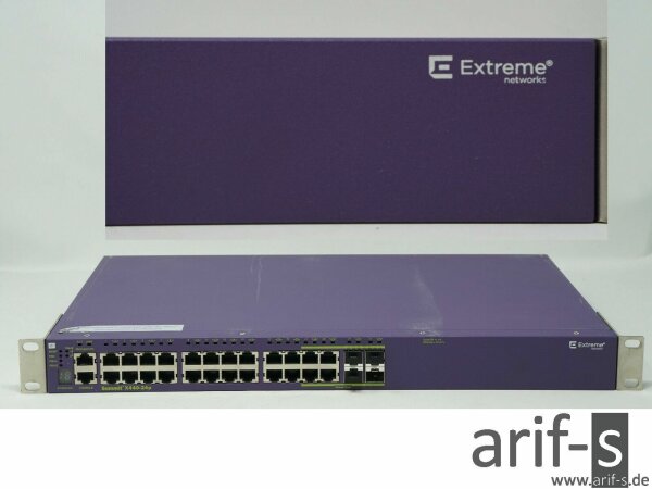 Extreme 16504 Summit X440-24p 24-Port Gigabit PoE Switch 4x SFP Managed Ethernet