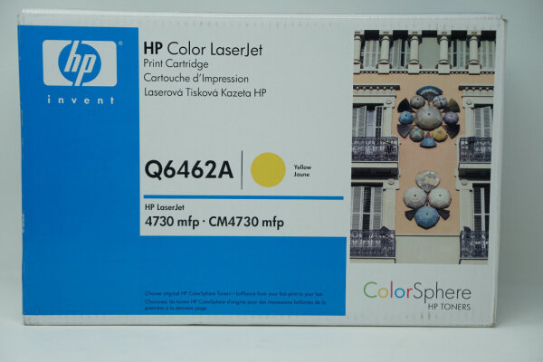 HP Color Toner Q6462A & 644A / Yellow/Gelb für Color LaserJet 4730 / 4730 CM