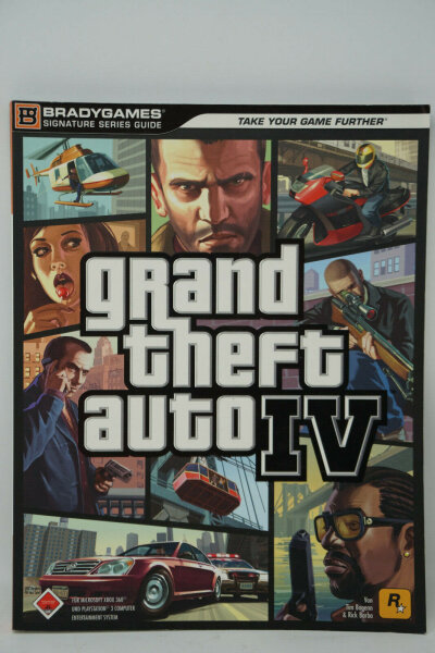 Microsoft XBOX 360 "Grand Theft Auto IV" Das Offizielle Strategiebuch Bradygames