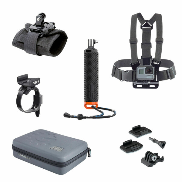 SP Gadgets Ultimate Bundle Helmkamera Griff Tasche Halterung Pocket go Pro Hero