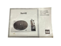 DUAL P 410  Tragbarer Plattenspieler Turntable 1960/70er Retro Vintage