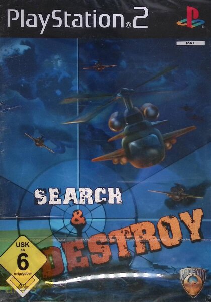 Search & Destroy / Playstation 2 / PS2 + Handbuch - Nagelneu / Versiegelt