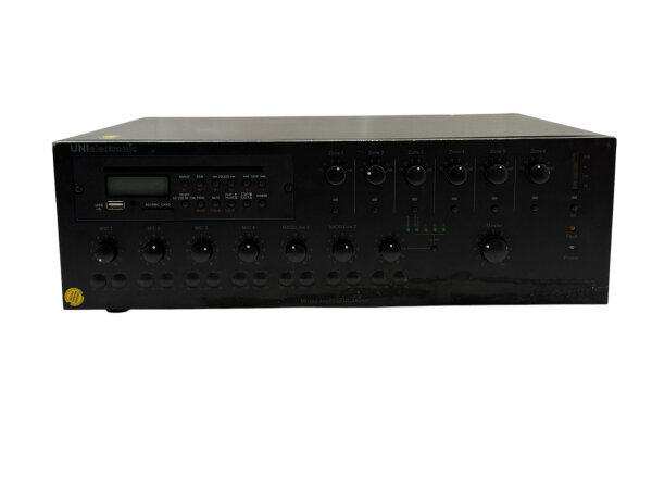 Uni Electronic UCA 8240 - 6 Zonen - 240W - Kleinzentrale - Kompaktverstärker - Compact PA System