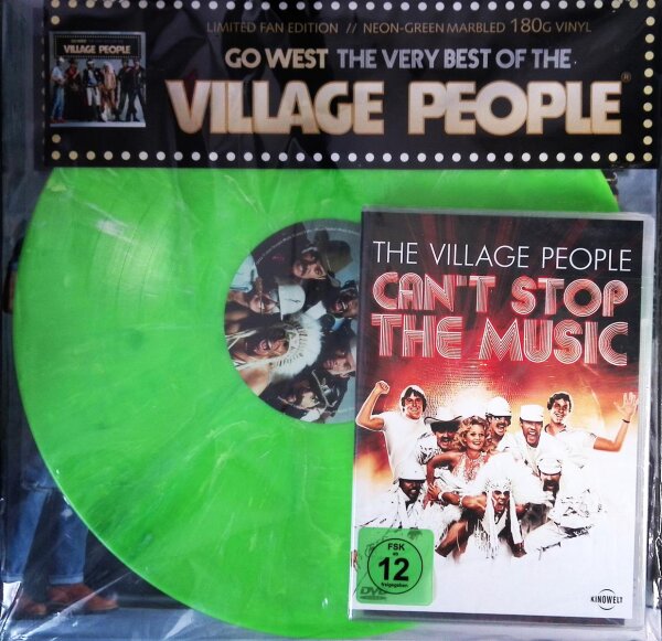 Village People -Go West- The Very Best Of The Village People,Vinyl+DVD-Brandneu