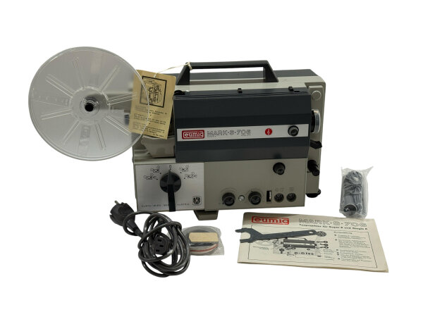 Eumig Mark-S-706 Filmprojektor und S8 Kamera