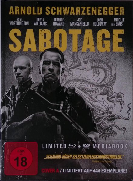 Sabotage /  Mediabook Cover A / Limited Edition / Blu-ray + DVD /  / NEU