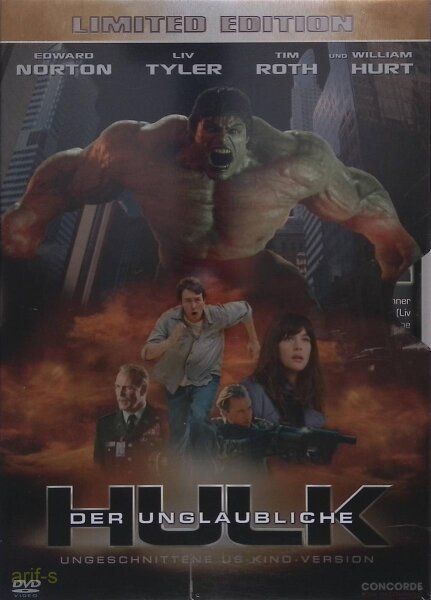 Der unglaubliche Hulk • Limited Edition • Metallcase Film Klassiker / DVD