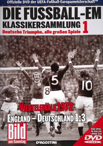 Die Fussball-EM England - Deutschland Viertelfinale 1972 DVD - Top Zustand