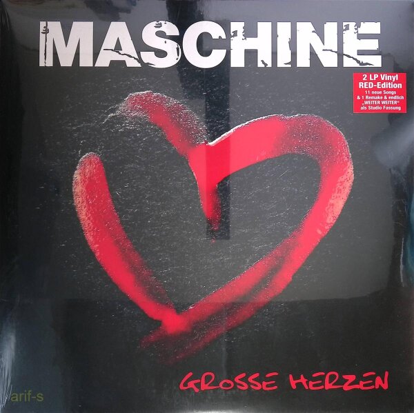 Maschine – Grosse Herzen - 2x Vinyl, LP / RED - Edition - M (Mint) Brandneu