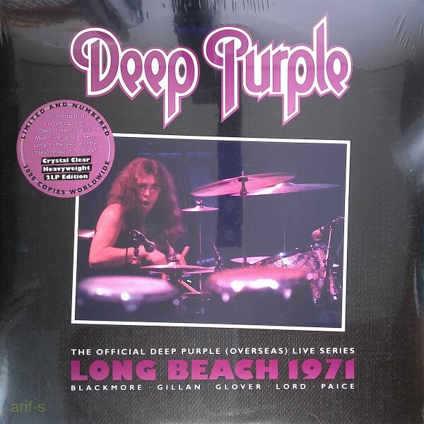 Deep Purple–Live In Long Beach 1971- Crystal Clear-2xVinyl,LP- M (Mint) Brandneu