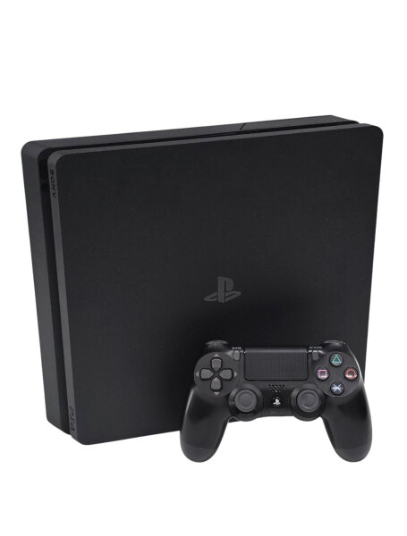 Sony PlayStation 4 - PS4 - Konsole / Slim / Schwarz / 1 TB / Guter Zustand