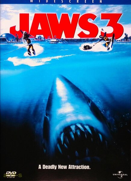 Jaws 3 (DVD, 2003, Widescreen, English /  French / Spanish) Top Zustand