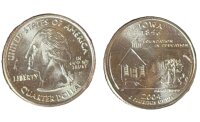 USA 2004 P Iowa State Quarter / 25 Cents / unzirkuliert /...
