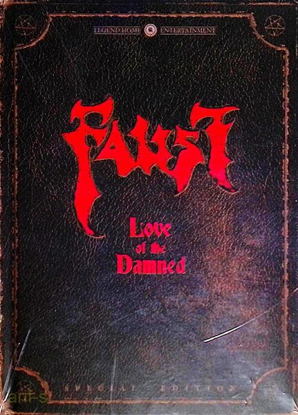 DVD Booklet Set „Faust – Love of the Damned“ Limited Edition / Top Zustand