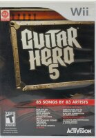 Guitar Hero 5 Nintendo Wii Game CIB Complete Used *US...