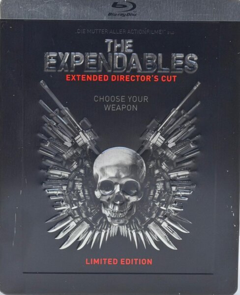 The Expendables - Extended Directors Cut Steelbook / BluRay Film -Guter Zustand