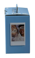 Fuji Instax Mini 12 Sofortbildkamera / Clay White + Originale Tasche / Brandneu