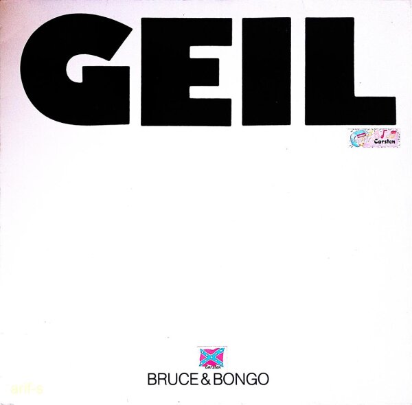 Bruce & Bongo – Geil - Vinyl, LP - VG- (Very Good Minus) Akzeptabel
