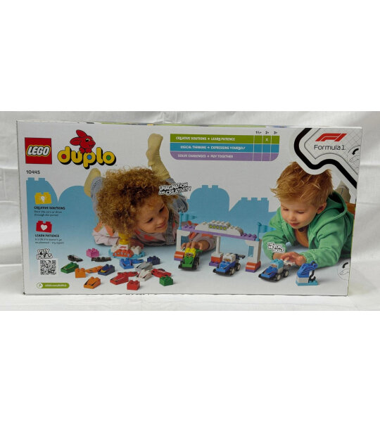 LEGO Duplo - F1 Team Rennfahrer+Bausätze / 10445 / OVP / Brandneu