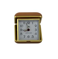 Meister Anker Reisewecker / Braun / Retro / Zeiger o....