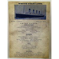 RMS Titanic Medaillen Komplett-Set / vergoldet /...