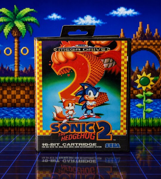 Sonic The Hedgehog 2 / Sega Mega Drive / ohne Anleitung / Retro / OVP