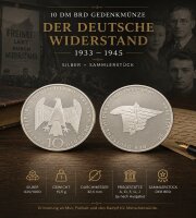 10 DM BRD Gedenkmünze - Der Deutsche Wiederstand...