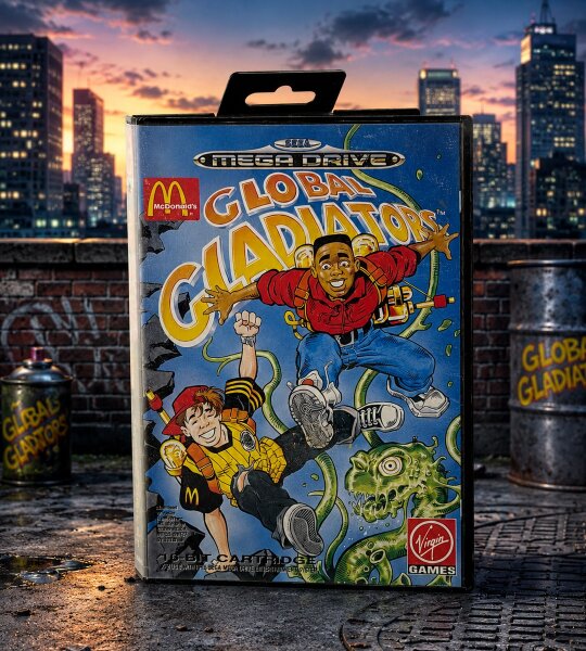 Global Gladiators / Sega Mega Drive / inkl. Anleitung / Retro / OVP