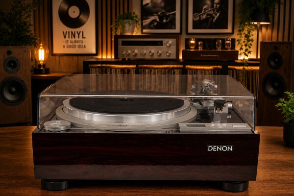 Denon - DP-59L Plattenspieler /Direktantrieb /Servo-Tonarm /High-End /teildefekt