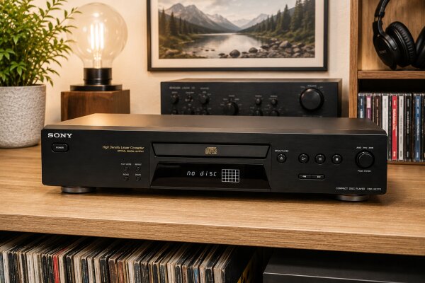 Sony "CDP-XE270" Compact Disk Player / HiFi / Schwarz / ohne FB /  Guter Zustand