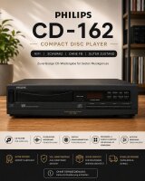 Philips "CD-162" CD Player / HiFi / Schwarz /...