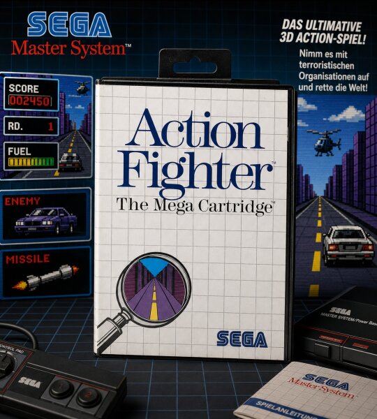 Action Fighter/ Sega Master System / inkl. Anleitung / Retro / OVP